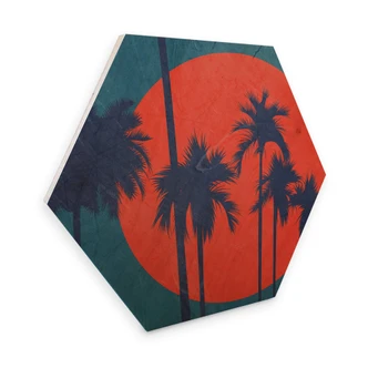 Hexagon - Holz Birke Furnier Kubistika - Côte d'Azur 