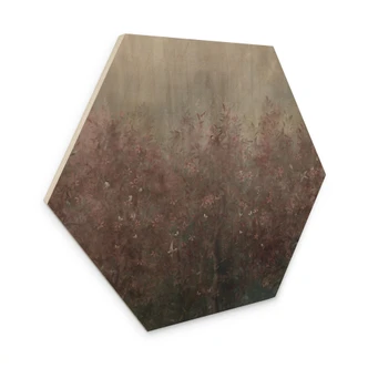 Houten Wanddecoratie in warme herfsttinten - Ms Tiff 