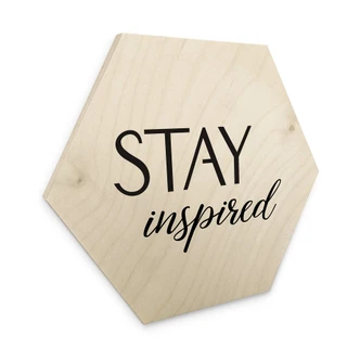 Hexagon Hout Stay Inspired 