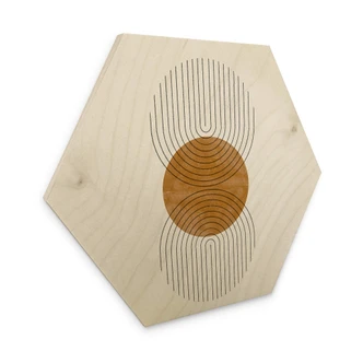 Hexagone - Bois The Miuus Studio - Modern Composition 