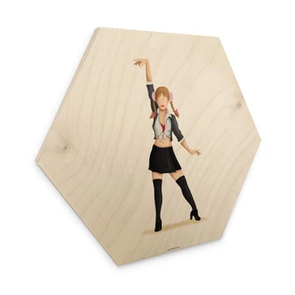 Hexagon - Holz Birke-Furnier Tohmé - Britney 