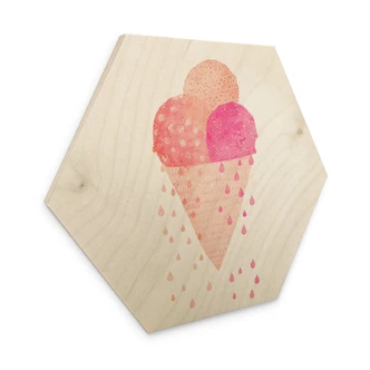 Hexagone - Bois Treechild - Ice Cream in Summer 