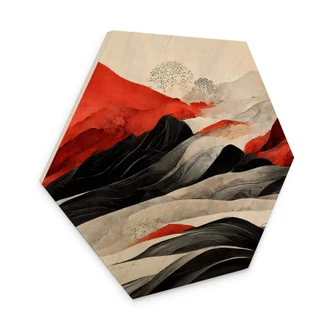 Hexagone - Bois Treechild - Red Mountains in Japan 