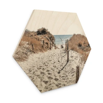Hexagone - Bois L'attente de la plage 