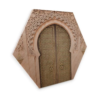 Hexagon - Holz Birke-Furnier Sisi & Seb - Moroccan Door 