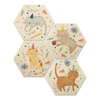 Esagoni in legno Fredriksson - Throw kindness around 