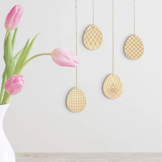 Boomdecoratie Paaseieren 02 (4-delig) 