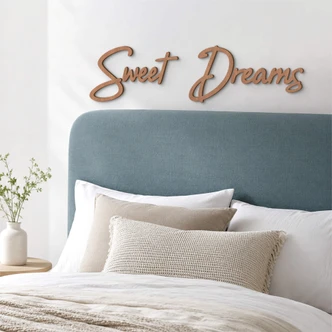 Décoration en bois placage acajou Sweet Dreams 