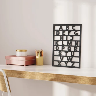 MDF - Holzdeko - Alphabet ABC MDF - Holzdeko - Alphabet ABC