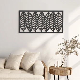 MDF Decoration Botanical still life with leaves 