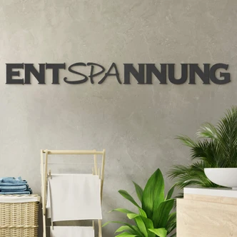 MDF-Deko 3D Schriftzug Entspannung MDF-Deko 3D Schriftzug Entspannung
