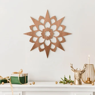 Decoro in legno - Stella 03 