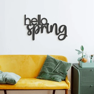 MDF Decoratie hello spring 