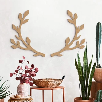 MDF Decoratie Hertengewei 