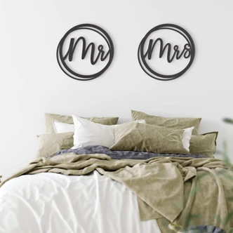 MDF letras boda Sr. y Sra 