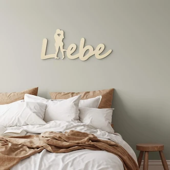 Lettres décoratives en bois Liebe 