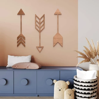 Wooden Décor - Arrows - set of 3 