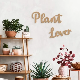 MDF Decoration Plant Lover 
