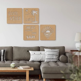 Decoro MDF Sun, Sea, Beach and Palm Trees Decoro MDF Sun, Sea, Beach and Palm Trees