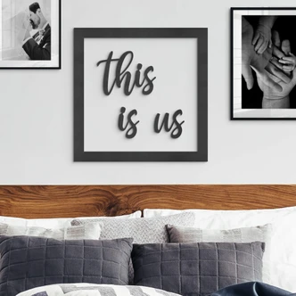 Décoration en bois MDF this is us 