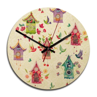 Horloge murale en bois - Blanz - Temps du rêve 