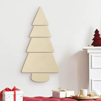 Wanddecoratie Populierenhout Dennenboom 