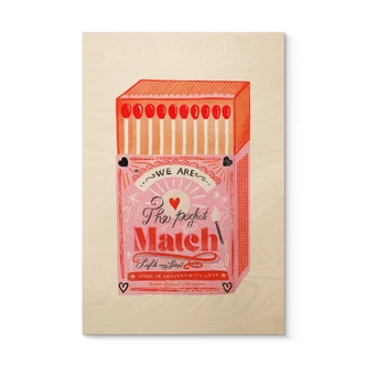 Holzbild The Perfect Match - Bloom 