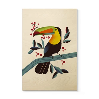 Stampa su legno Braun - Tucano 