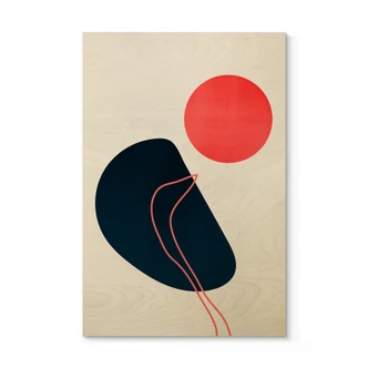 Cubistika billede af træ - Abstraktion 