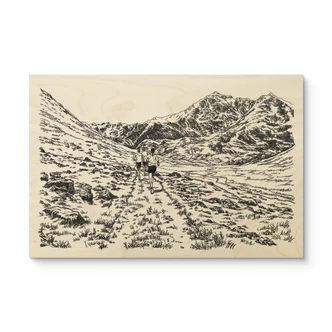 Houten Poster Sparshott - the Wanderer 