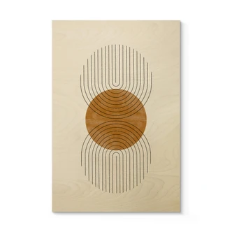 Houten Poster Miuus Studio - Modern Composition 