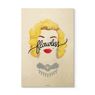Holzbild Tohmé - Flawless Marilyn 