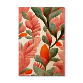 Holzbild Treechild - Indische Rose 