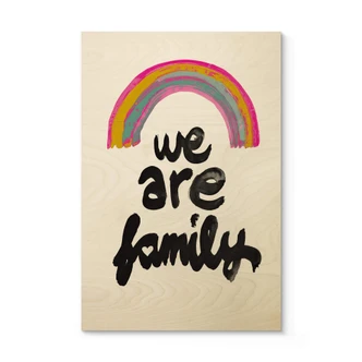 Holzbild We are family - Treechild 
