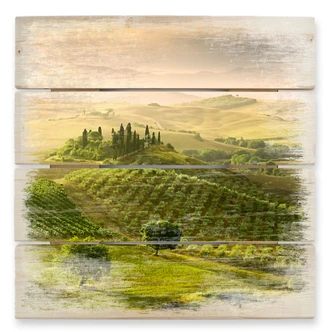 Holzbild Bratkovic - Podere Belvedere - 40x41,5 cm 