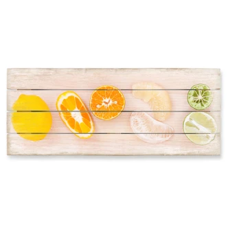 Holzbild Limonaden-Rezept - Panorama 