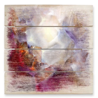 Holzbild Schmucker - Vom Inneren Leuchten - 40x41,5 cm 