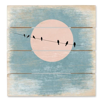 Houten Wanddecoratie Kubistika - Silence 