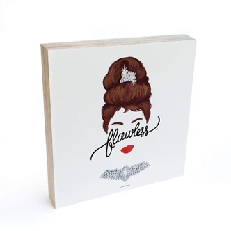Houten Decoratieblok Tohmé - Flawless Audrey 