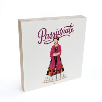 Houten Decoratieblok Tohmé - Frida Kahklo 