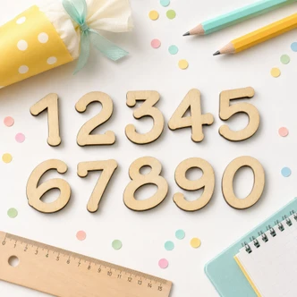 Decorative Letters Tekton – numbers 