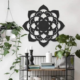 Decoro in MDF - Mandala Lotus 