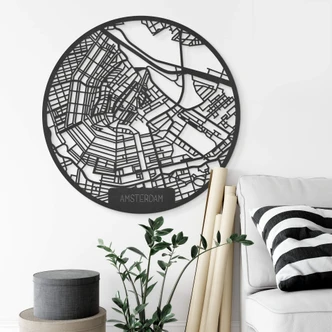 Decoro MDF - Pianta di Amsterdam Decoro MDF - Pianta di Amsterdam