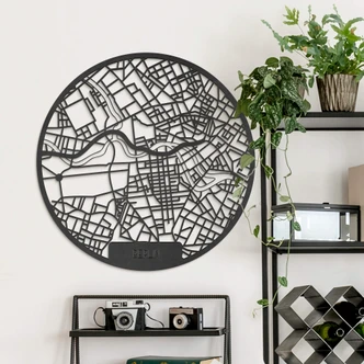 Decoro in  MDF - Piantina di Berlino 