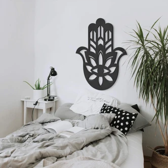 MDF Decoratie Yoga Hamsa Hand 