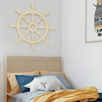 Decoro in legno -Timone pioppo 