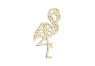 Wooden Flamingo – poplar wood 