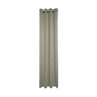 Homing Ösenschal Deron beige, silber -  2.45 x 1.4 m 