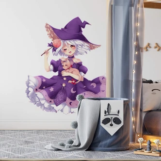 Wandtattoo La Doll Blanche - Little Witch 