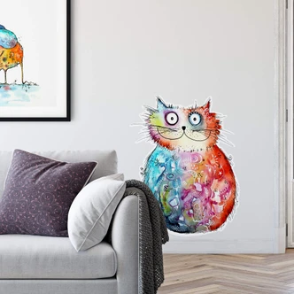 Wandtattoo Hagenmeyer - Happy Cat 